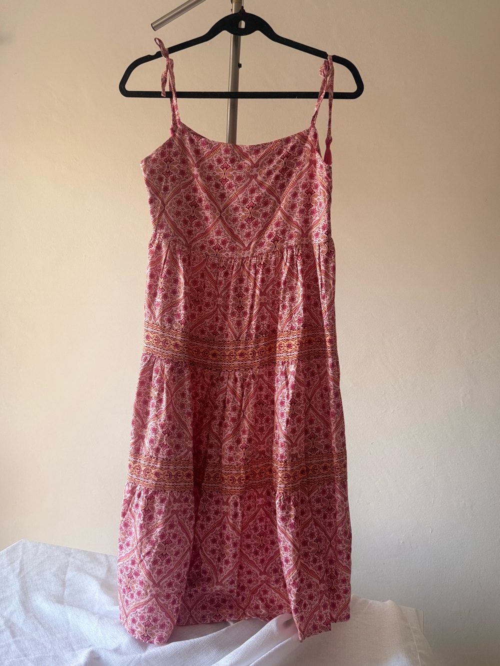 NWT Women’s Pink Printed Sundress - Casual Summer Dress